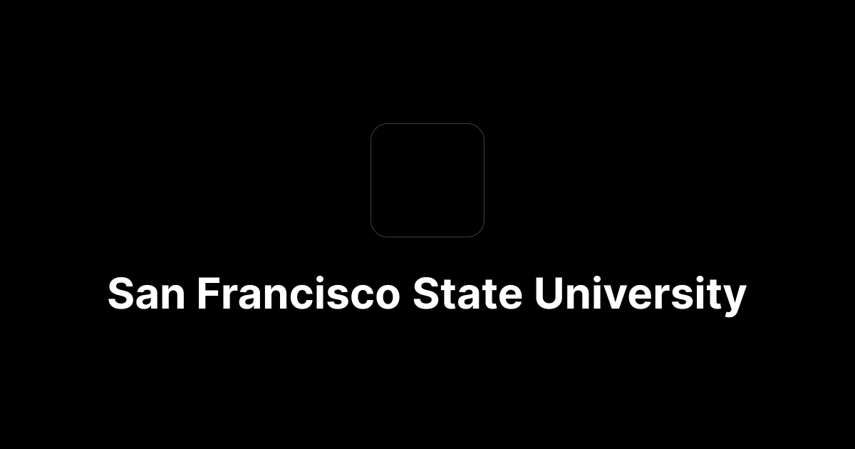 San Francisco State University